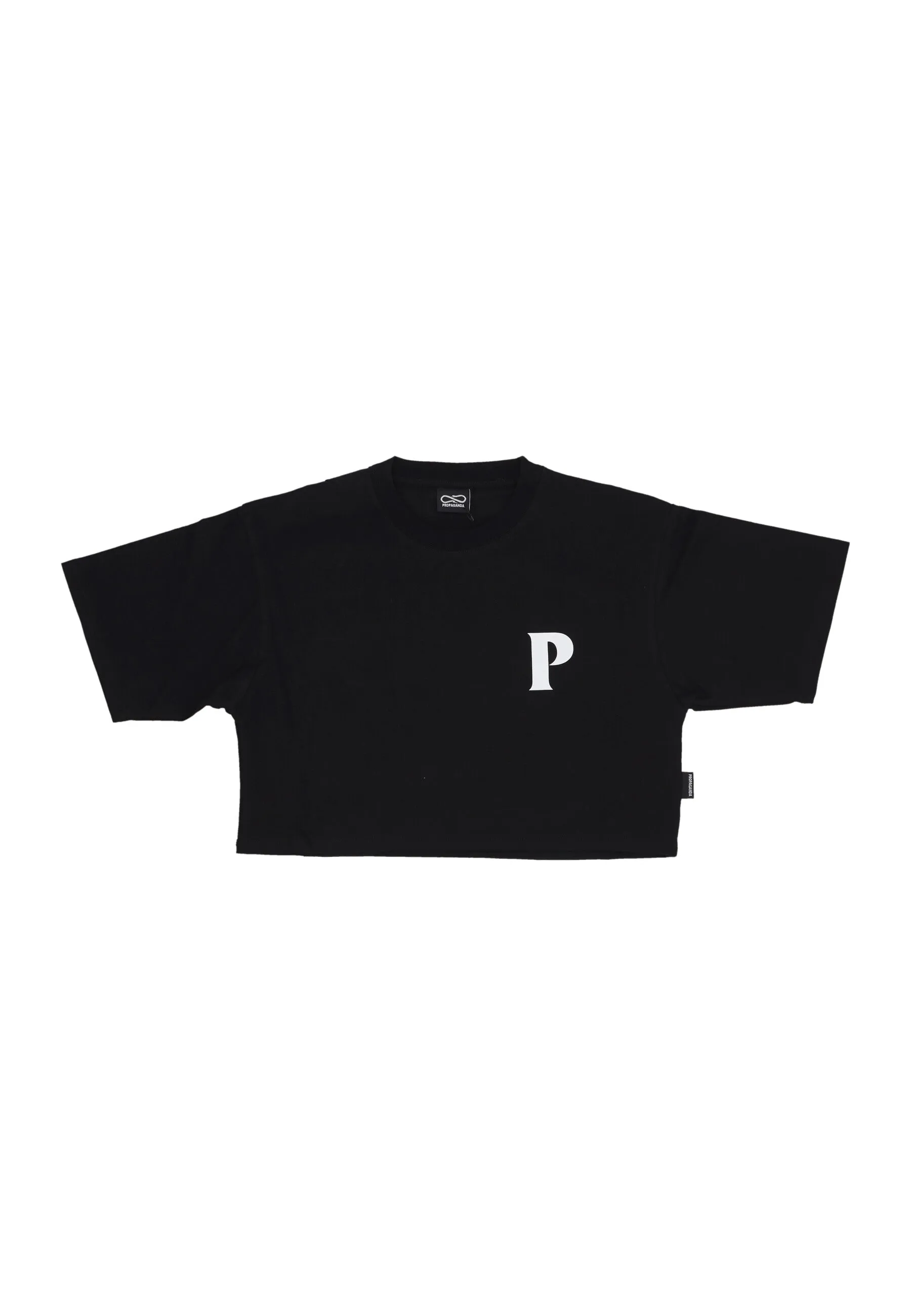 Maglietta Corta Donna W Pyromantics Croptop Tee Black