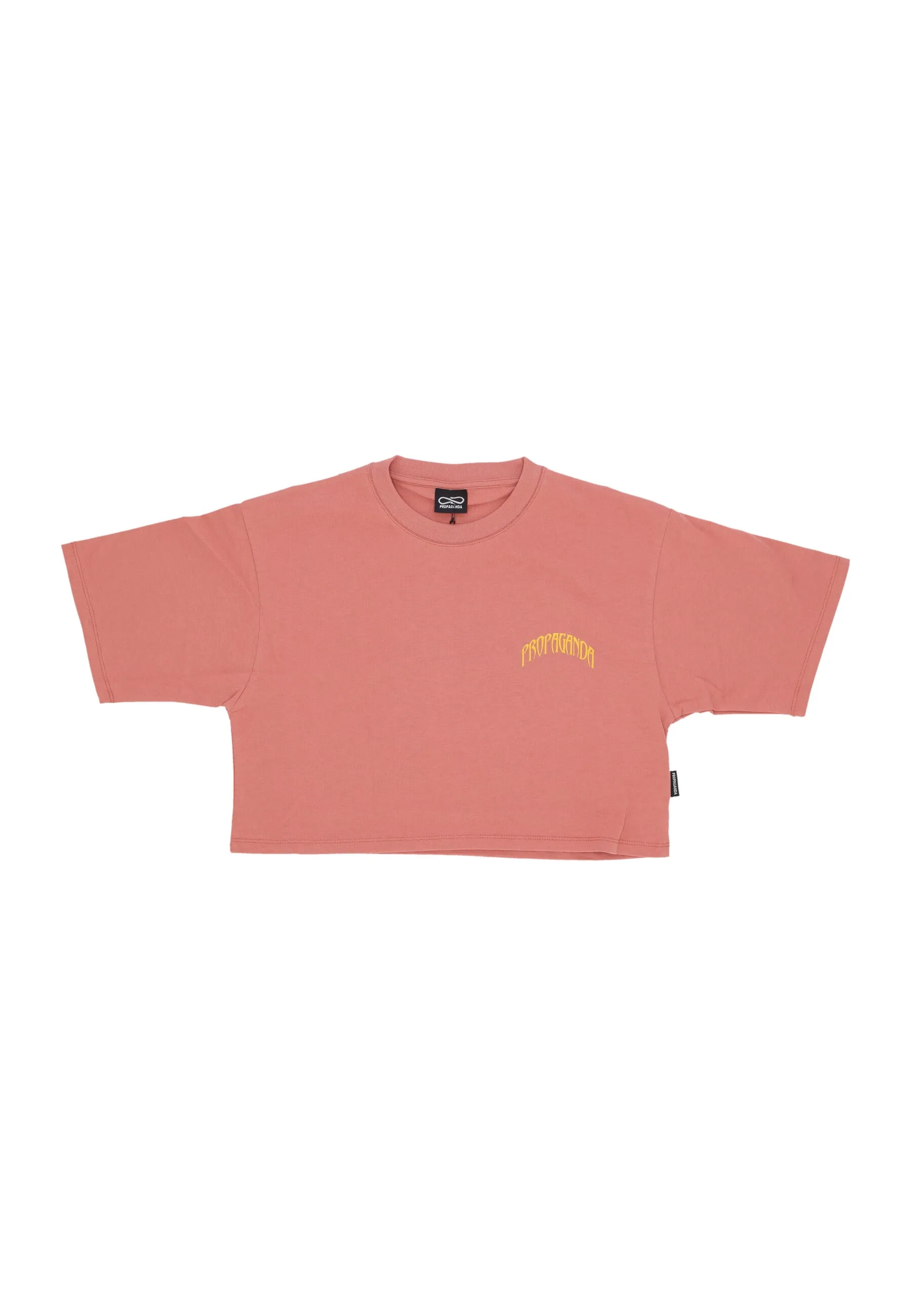 Maglietta Corta Donna W Triangle Jaguar Croptop Tee Clay