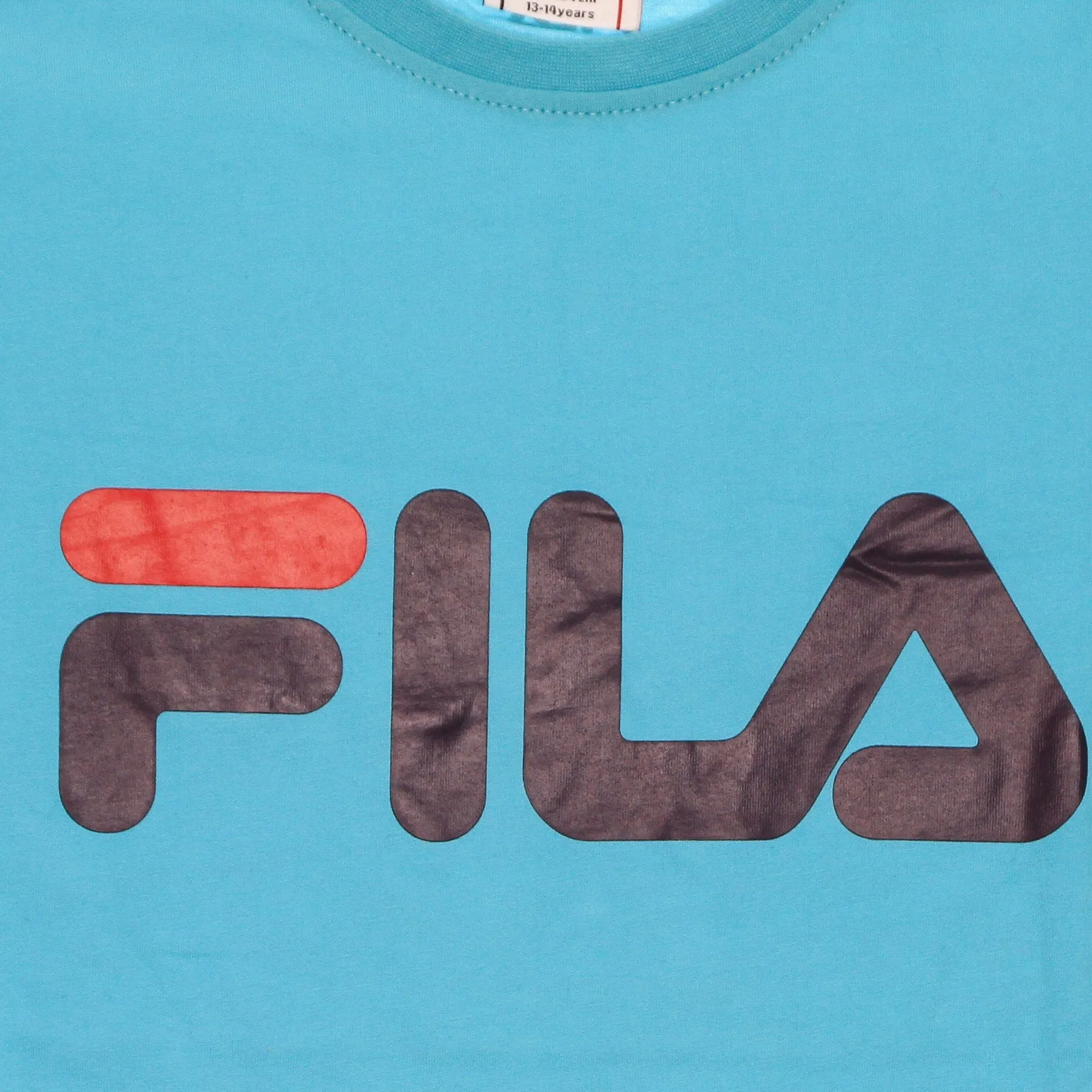 Maglietta Ragazzo Gaia Logo Tee Scuba Blue