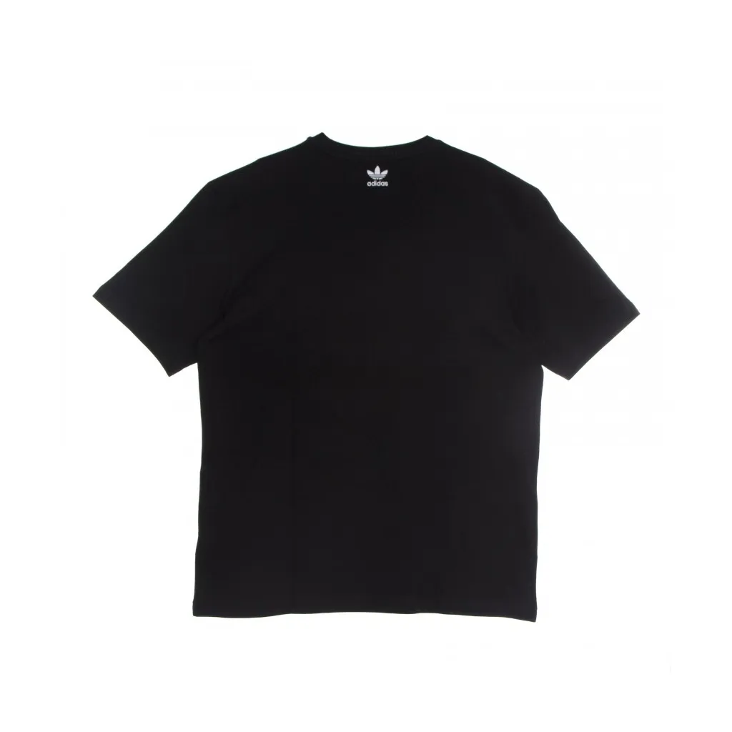 MAGLIETTA UOMO 3D TREFOIL TEE BLACK/WHITE