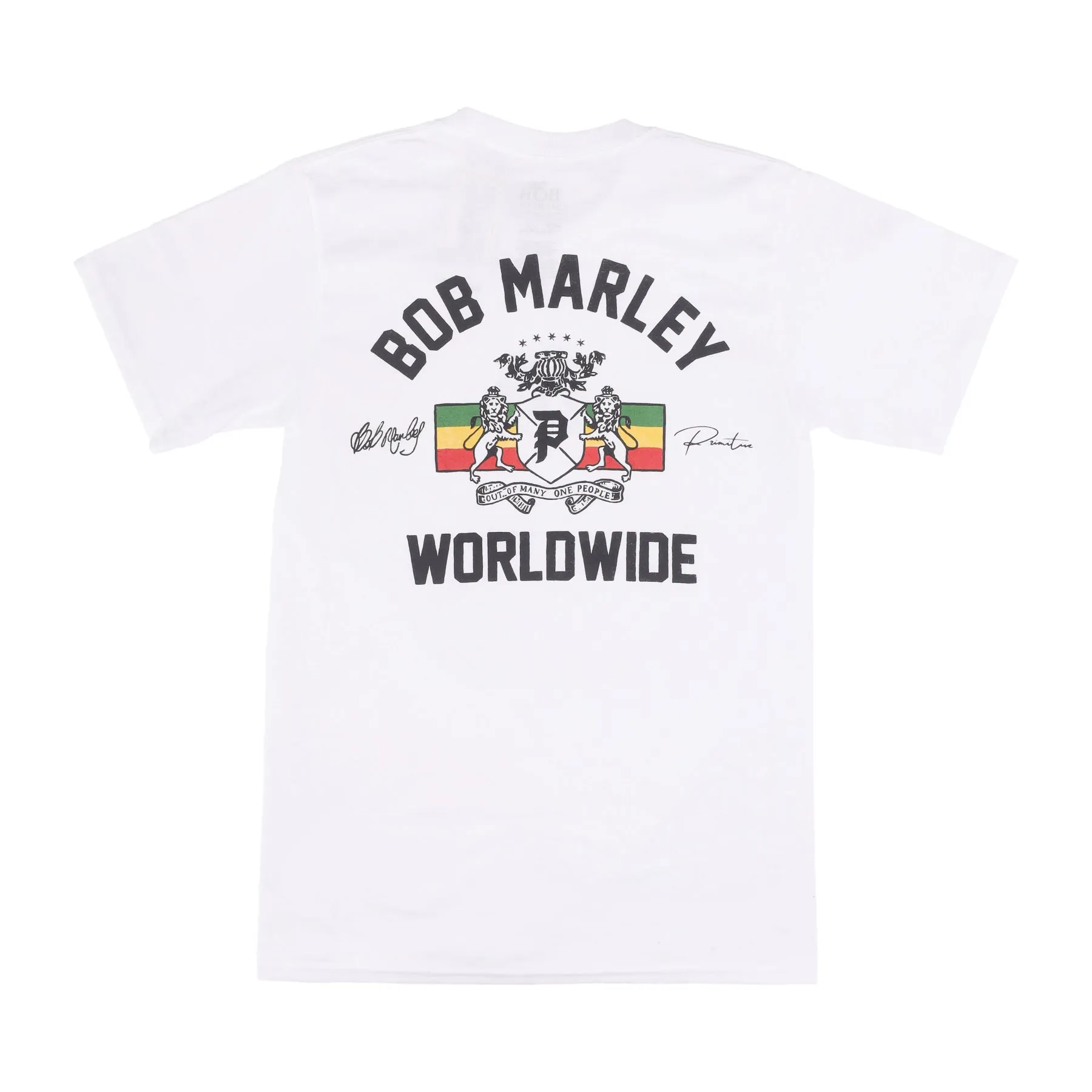 Maglietta Uomo Heritage Tee X Bob Marley White