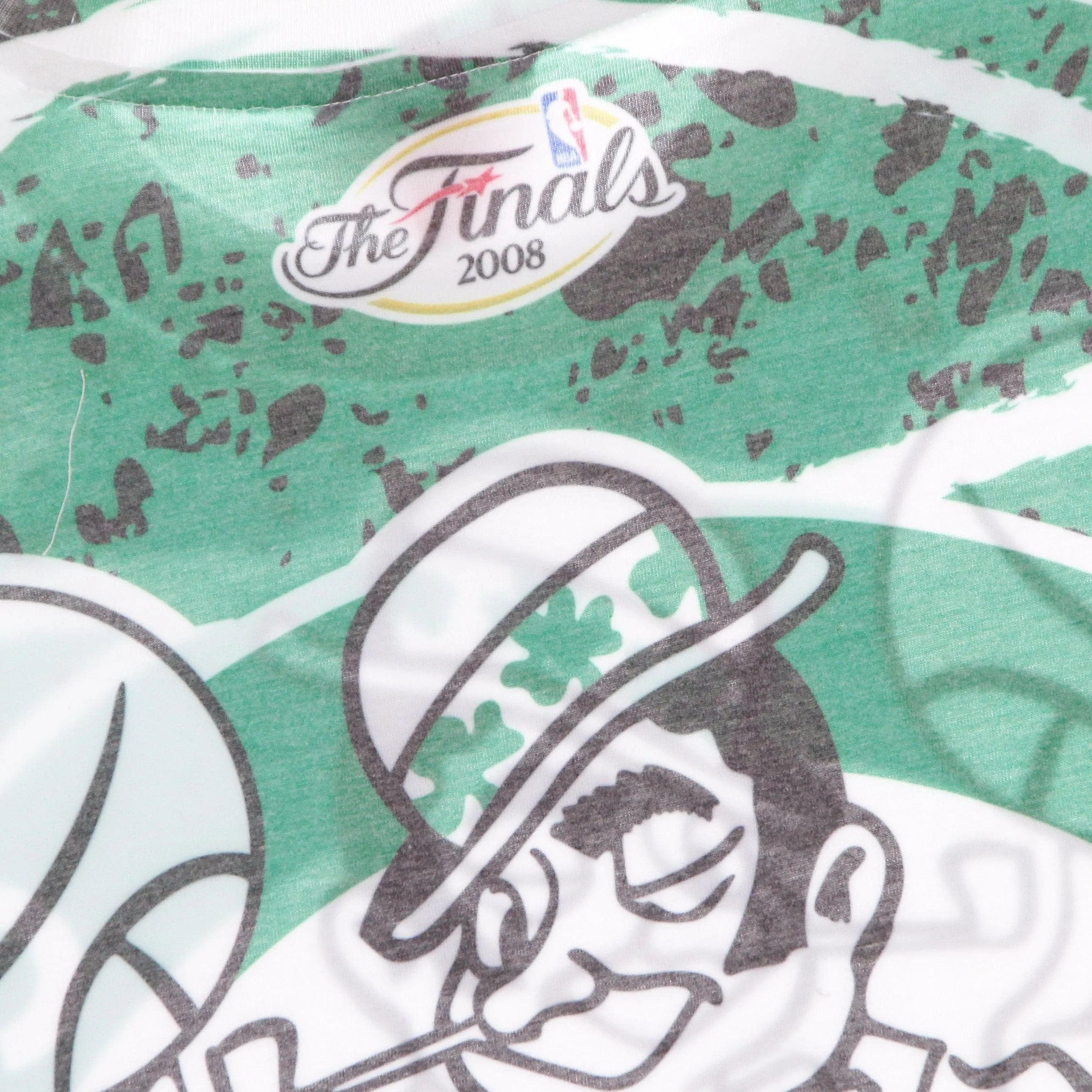 Maglietta Uomo Nba Jumbotron Tee Hardwood Classics Boscel Kelly Green/original Team Colors