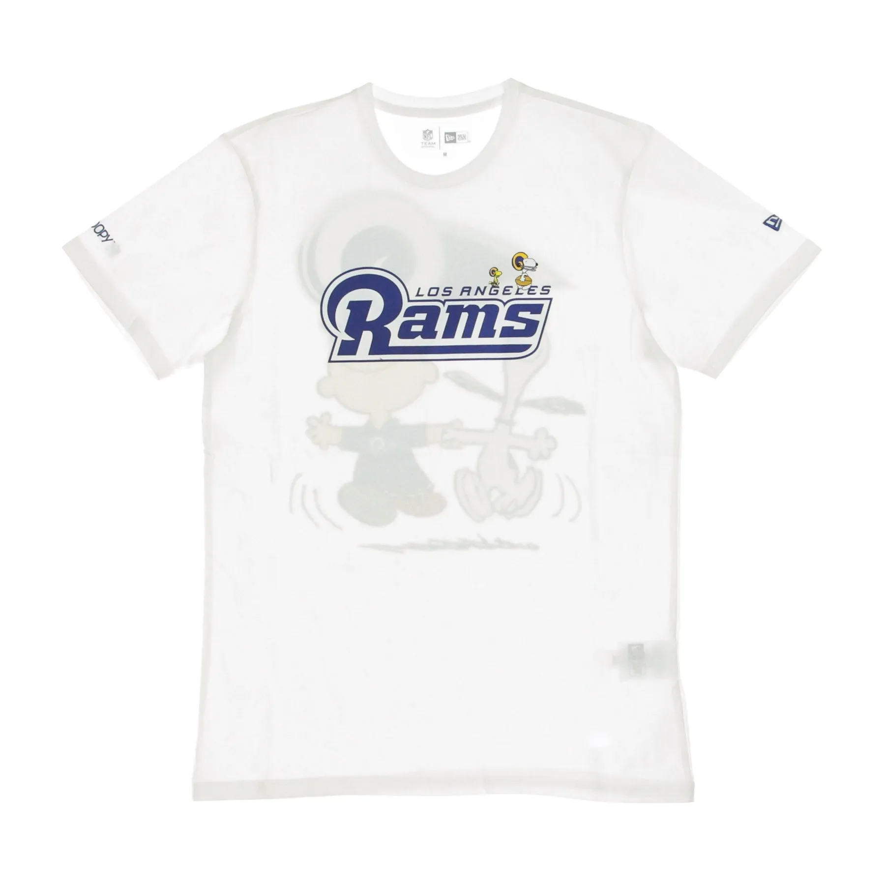 Maglietta Uomo Nfl Snoopy Woodstock Charlie Brown Tee 94 Losram White/original Team Colors