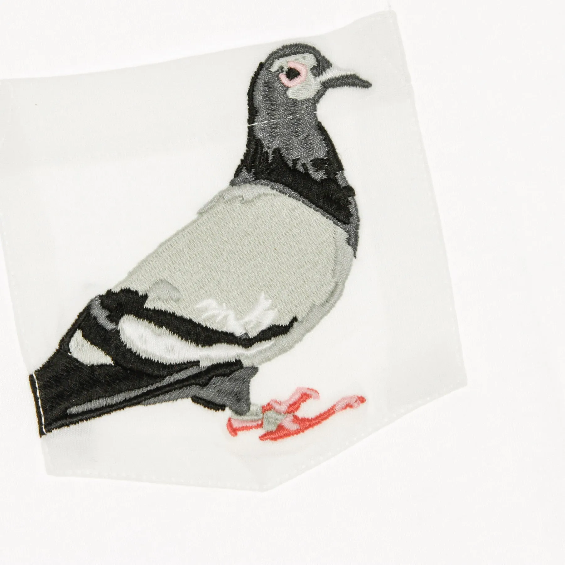 Maglietta Uomo Pigeon Pocket Tee White