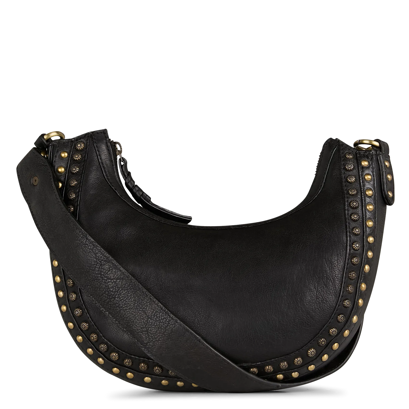  MAISON 123   GASPARD - Borsa a bandoliera in pelle | Nero