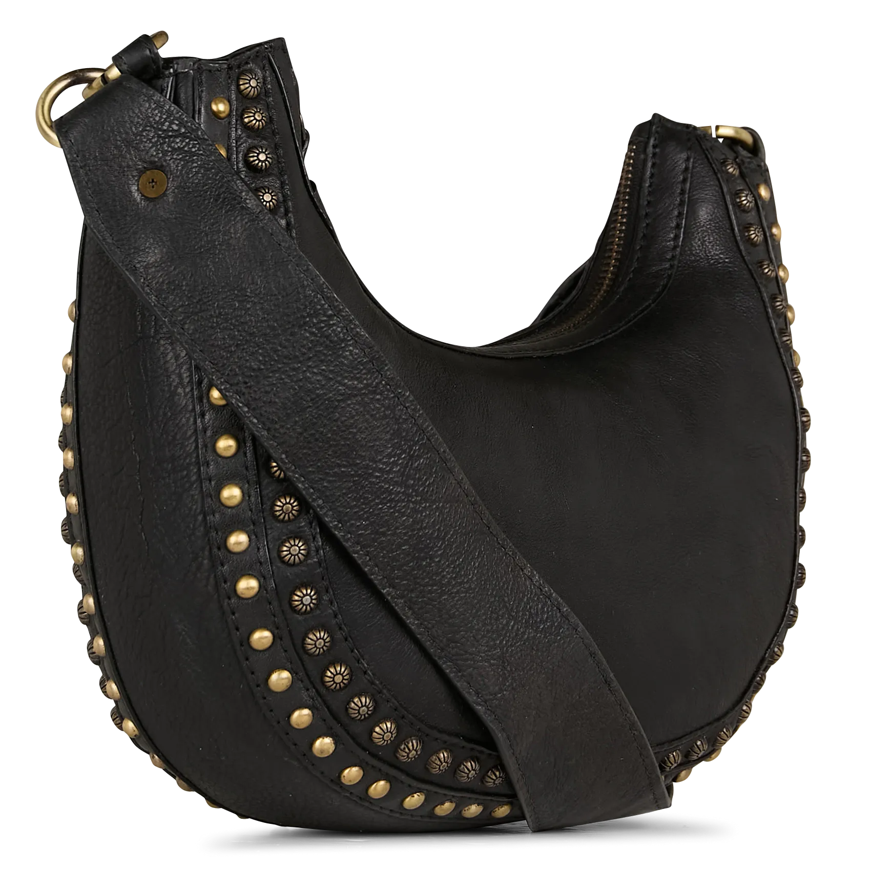  MAISON 123   GASPARD - Borsa a bandoliera in pelle | Nero