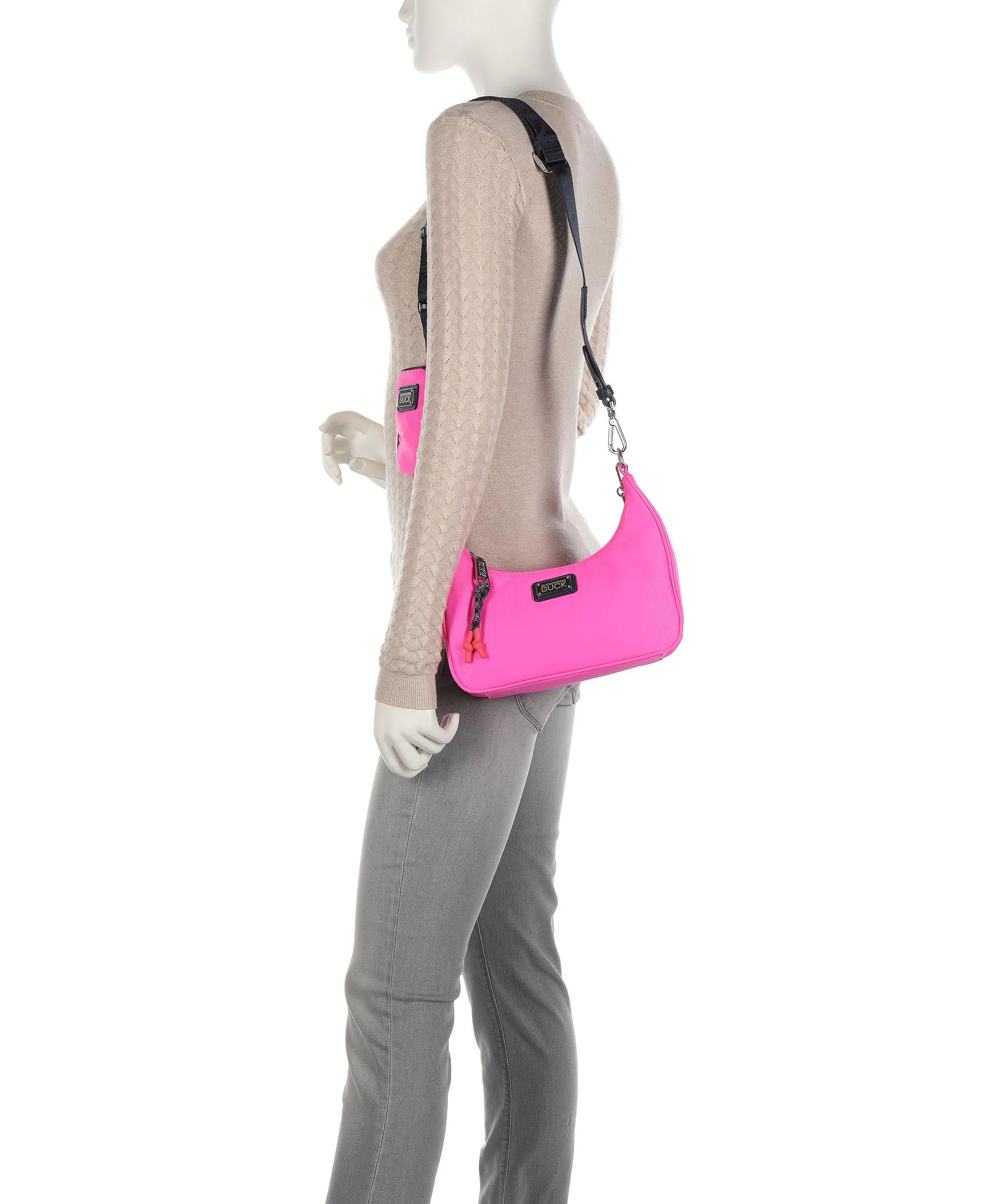  Mandarina Duck Style Borsa a spalla nylon pink  