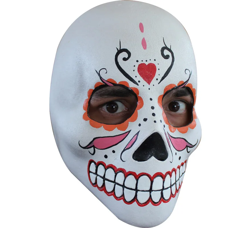 Maschera Catrina in lattice per Halloween