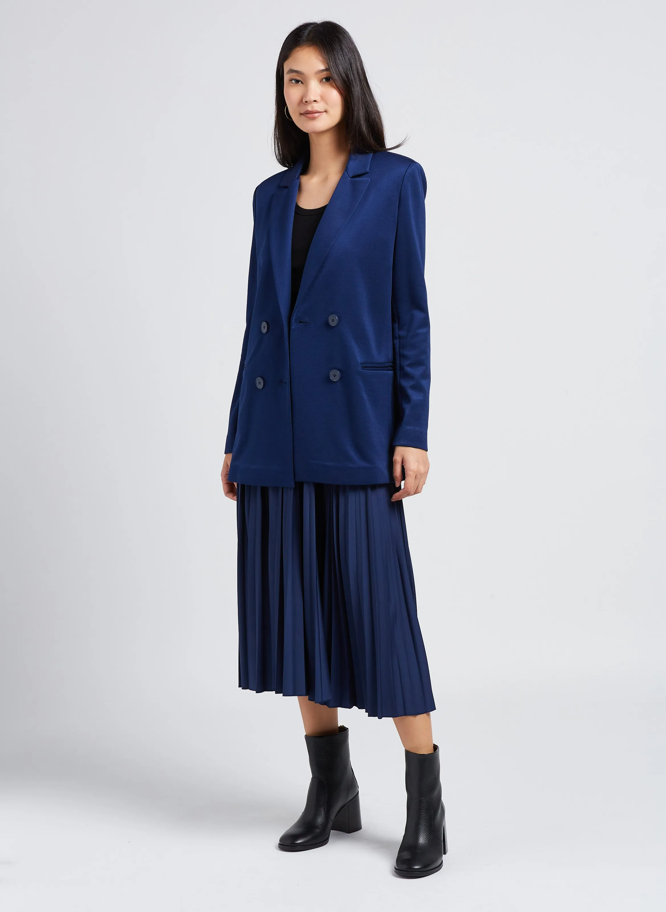  MAX&Co.   CREDERE - Giacca in sargia di jersey | Blu