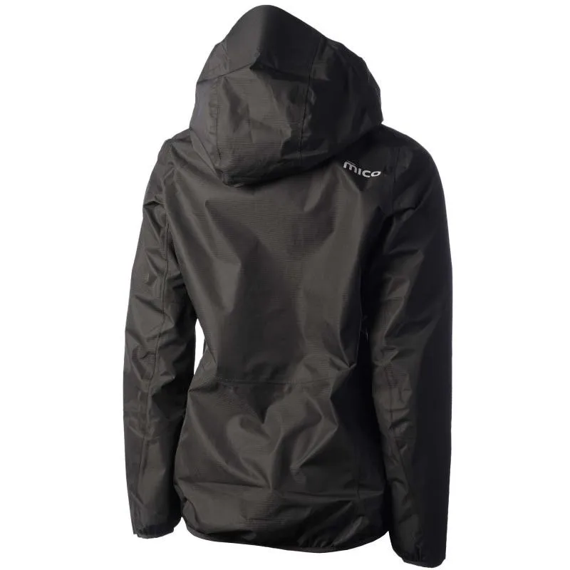 MICO GIACCA FULL ZIP CON CAPPUCCIO WOMAN - X-PERFORMANCE OUTDOOR NERO