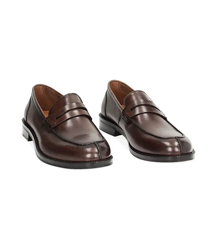 Mocassini classic moro in pelle