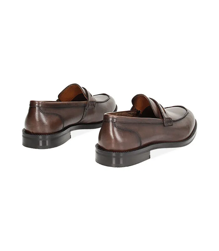 Mocassini classic moro in pelle