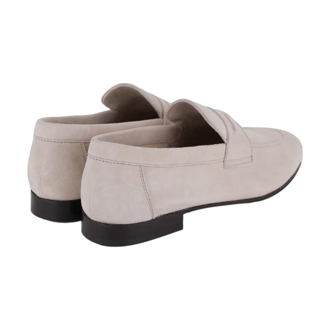 MOCASSINO CAMOSCIO / LA PARIGINA CARSONVELOUR TAUPE