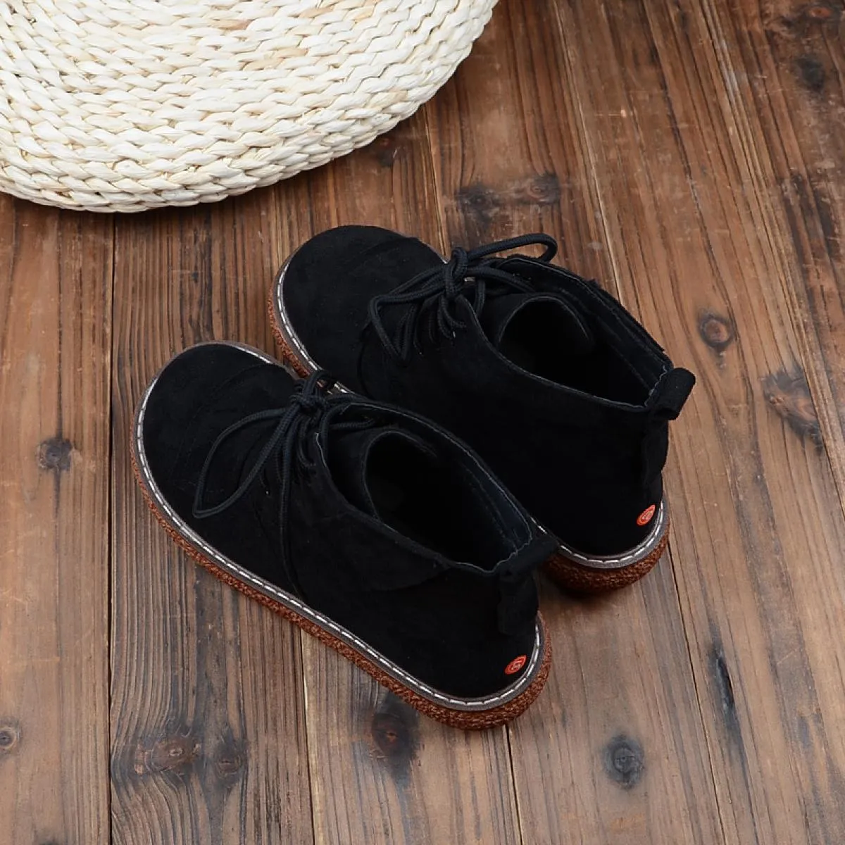 Mori Stivaletti retrò retrò Scarpe da bambola con testa grossa con suola spessa Stivaletti casual stile college Stivali da donna