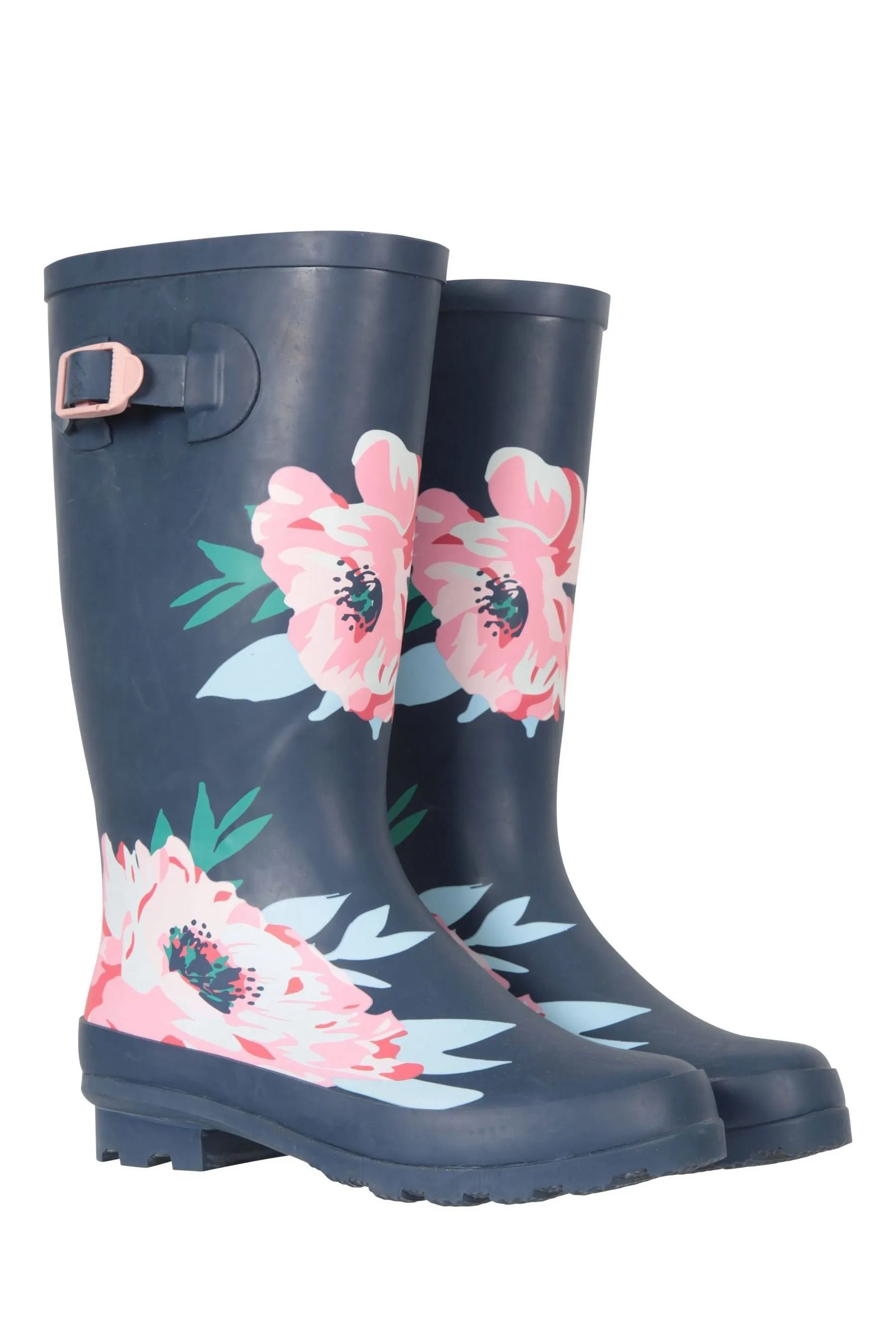 Mountain Warehouse Donna Tall - Stivali di gomma stampata con fibbia