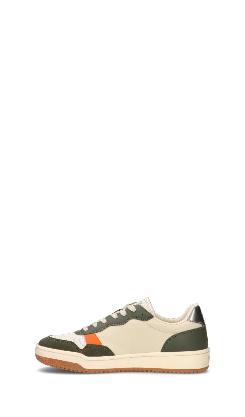 NAPAPIJIRI Sneaker uomo bianca/verde/arancione