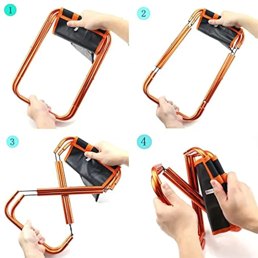NXYJD Sedie da Pesca all’aperto Picnic Camping Leggero Sgabello Pieghevole Leggero Leggero Panno Portatile Panno in Alluminio St