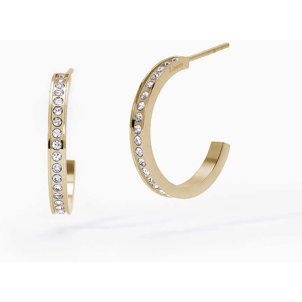 orecchini a cerchio donna 2Jewels
