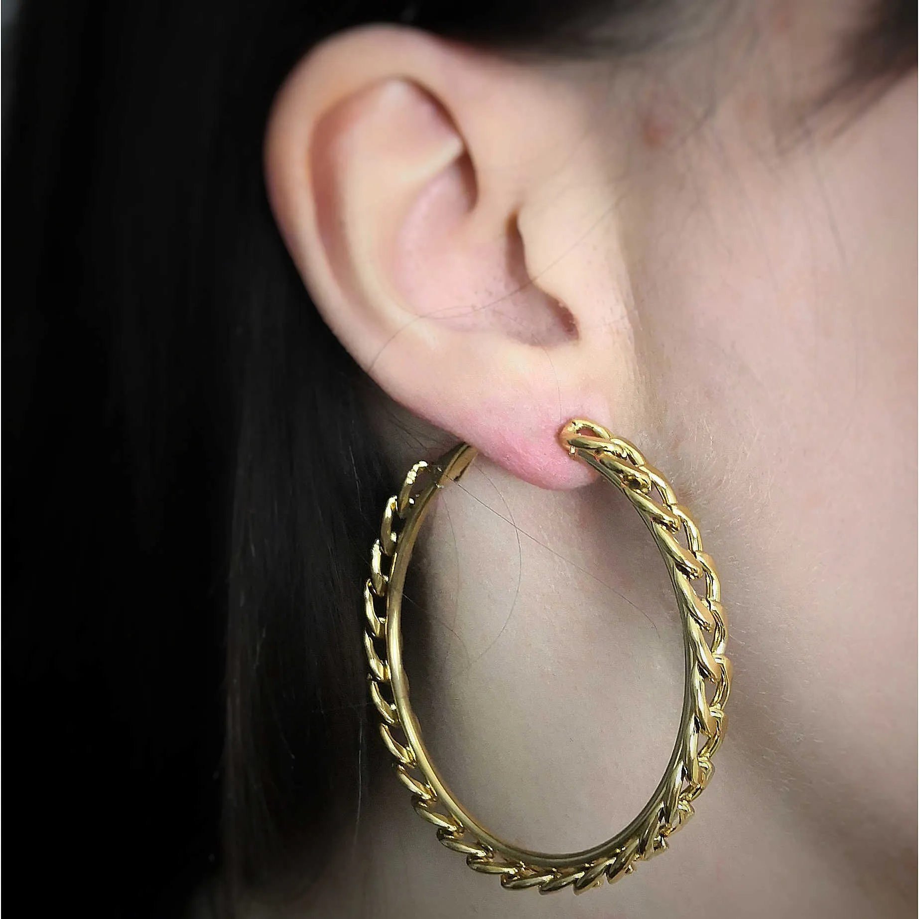 orecchini a cerchio donna Beloved Chain