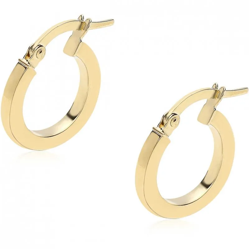 Orecchini a Cerchio Donna Giallo 803321727715