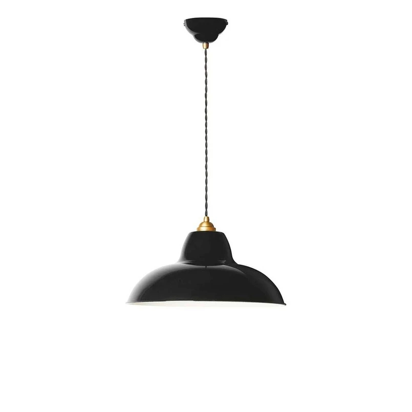 Original 1227 Midi Wide Brass Lampada a Sospensione Jet Black - Anglepoise | Acquista online