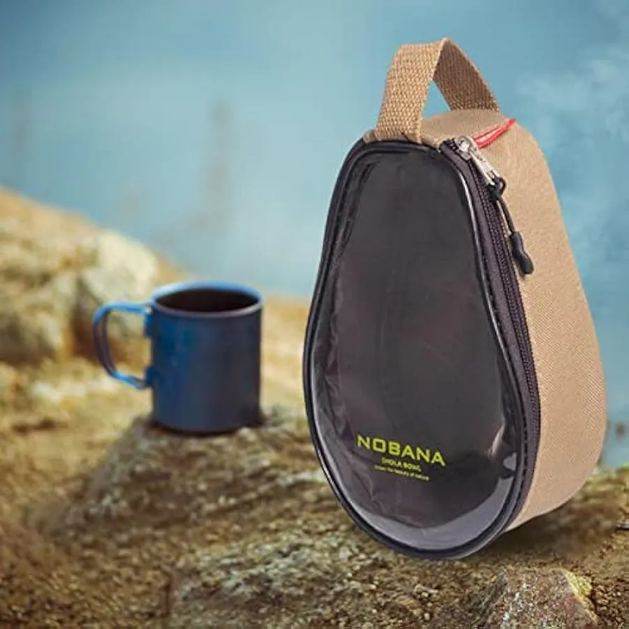 Oshhni Portaoggetti Portatile per Ciotole da Campeggio Portaoggetti per Posate di Grande capacità per Barbecue Picnic 206896100