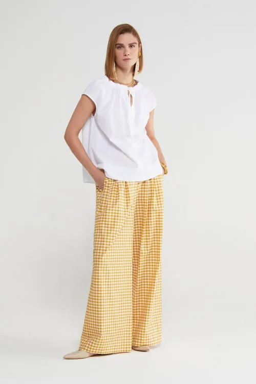 Ottod'ame Camicia Collo Rouge Bianco Donna