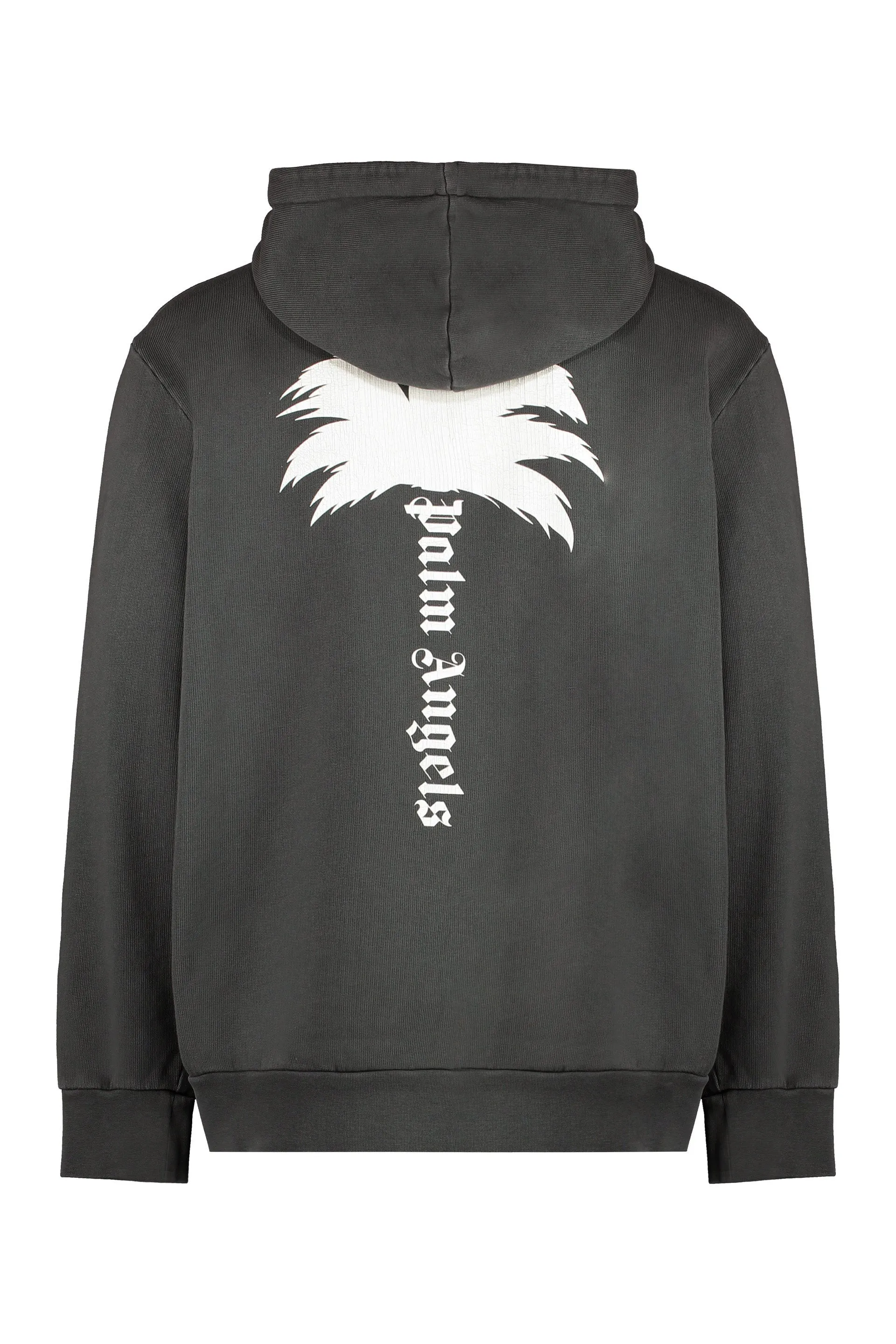 Palm Angels Felpa in cotone con cappuccio