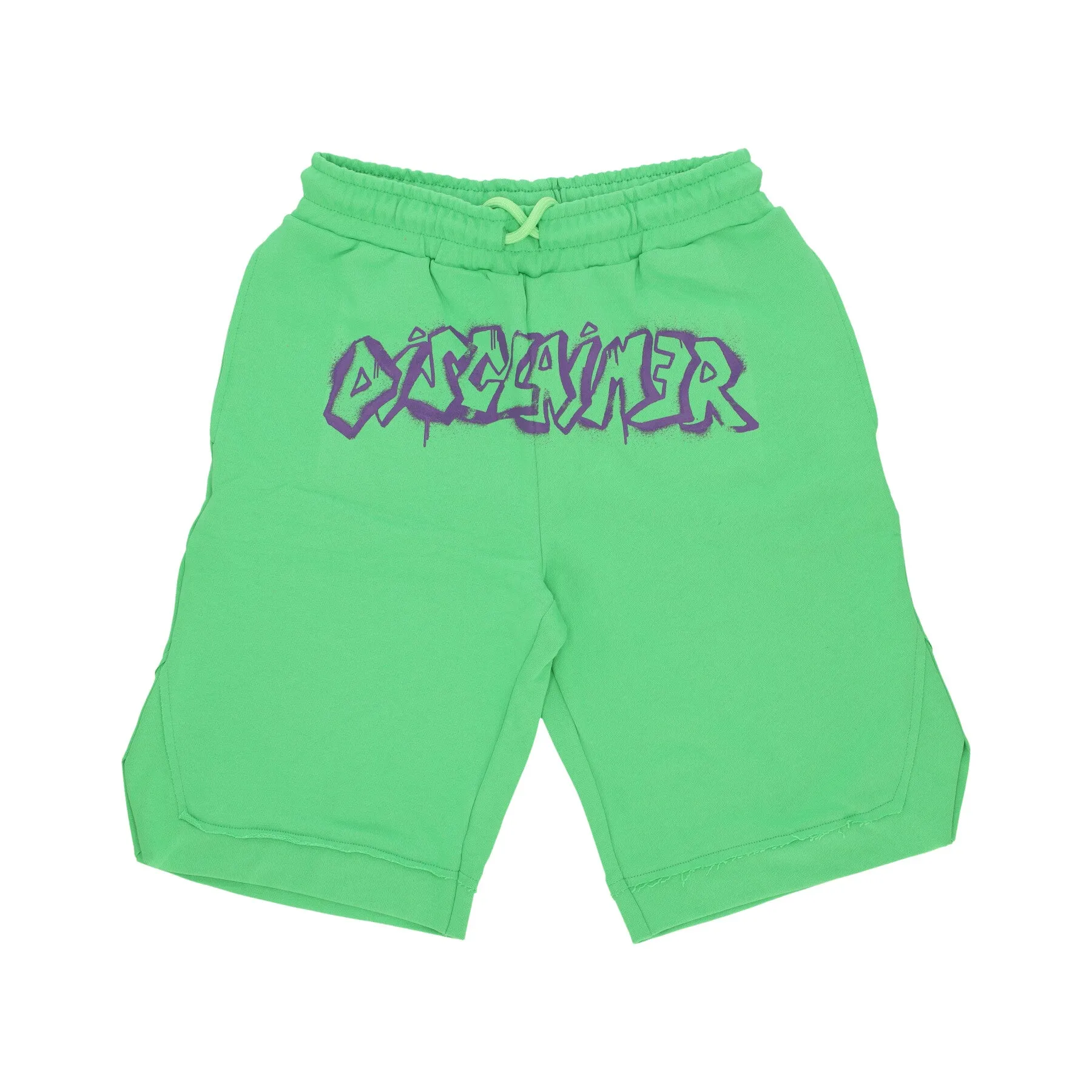 Pantalone Corto Tuta Uomo Logo Short Lime/st Purple