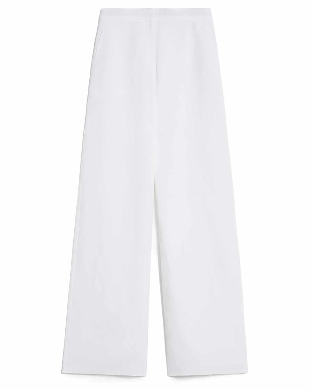 Pantalone Gary misto lino bianco