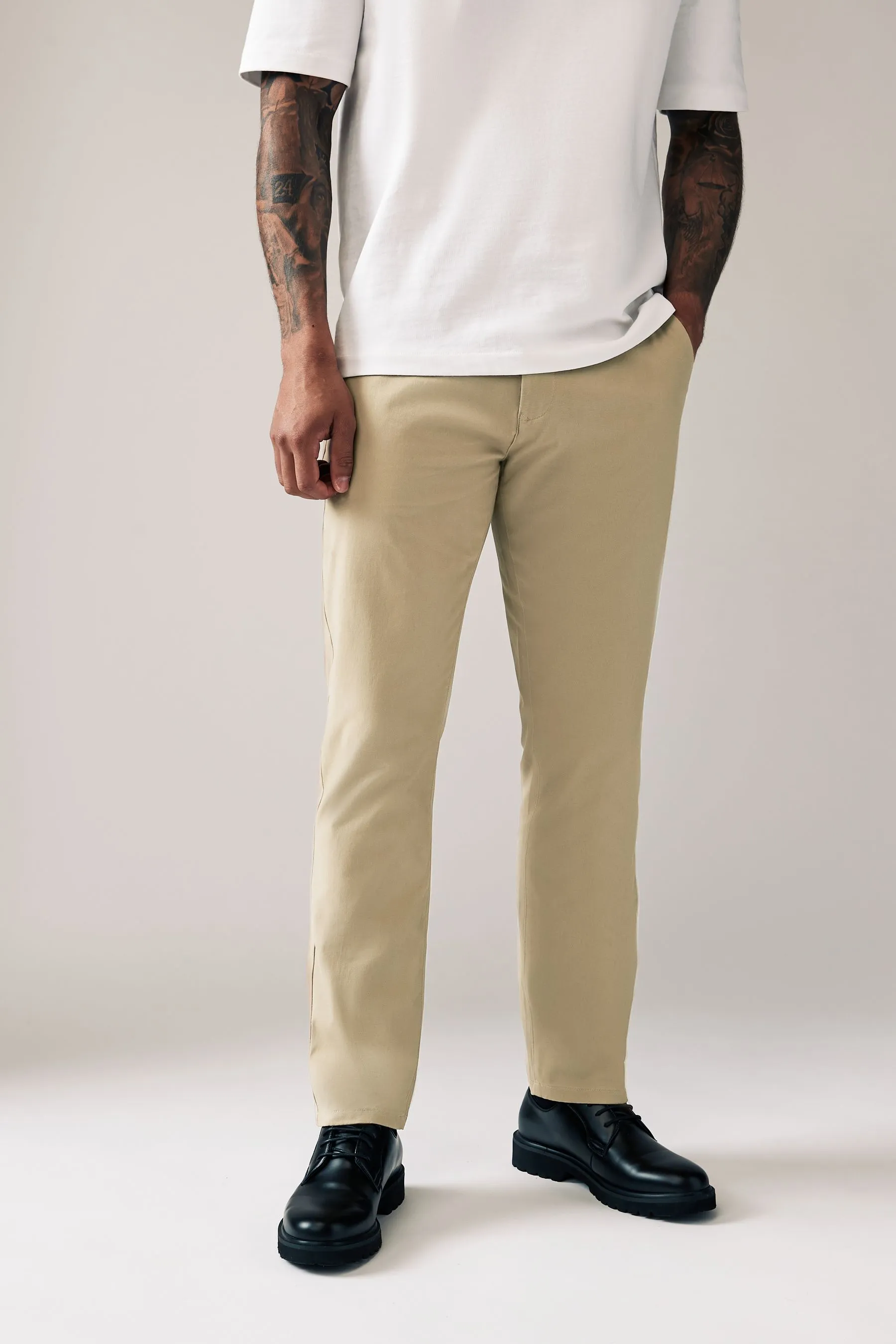 Pantaloni chino elasticizzati