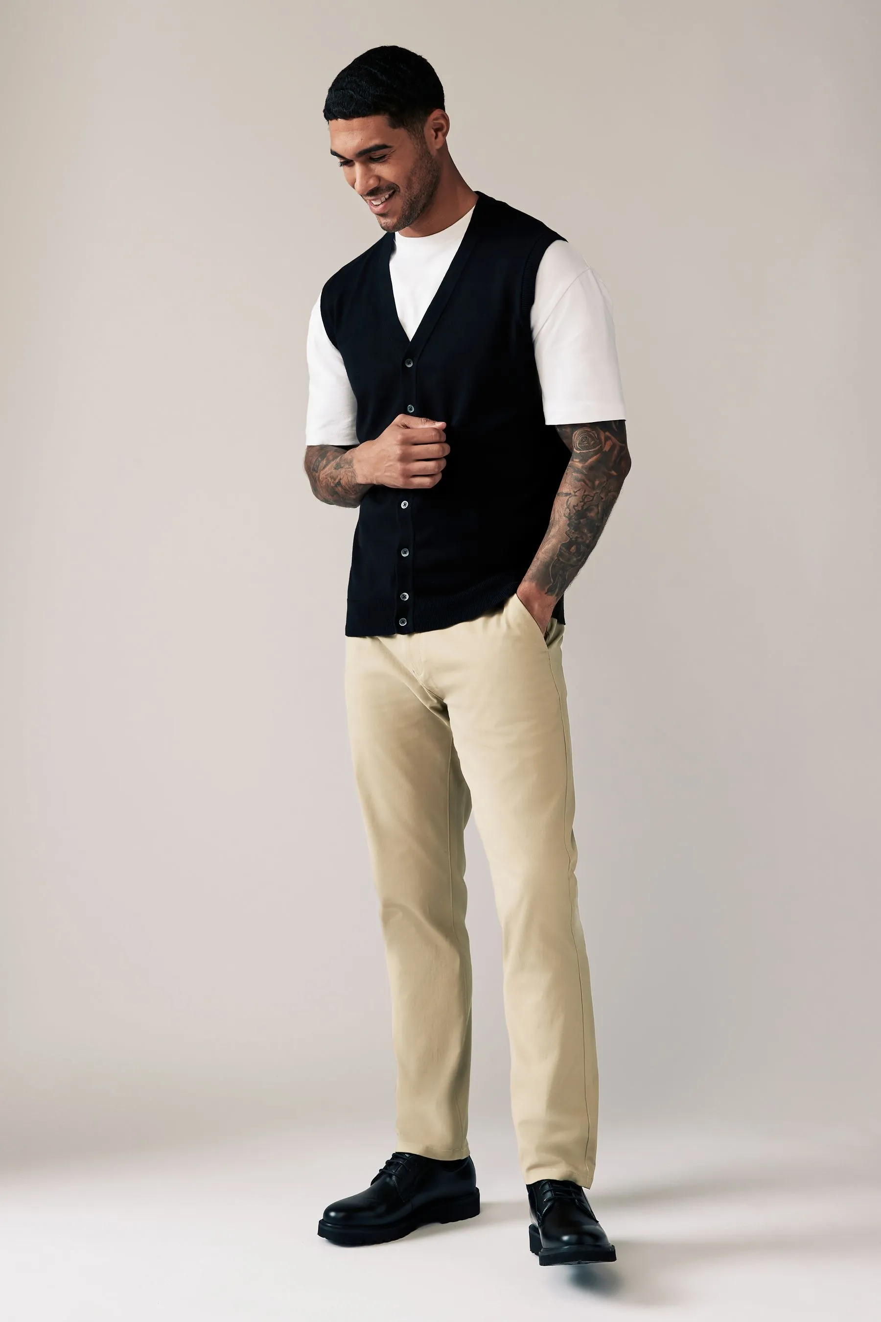 Pantaloni chino elasticizzati