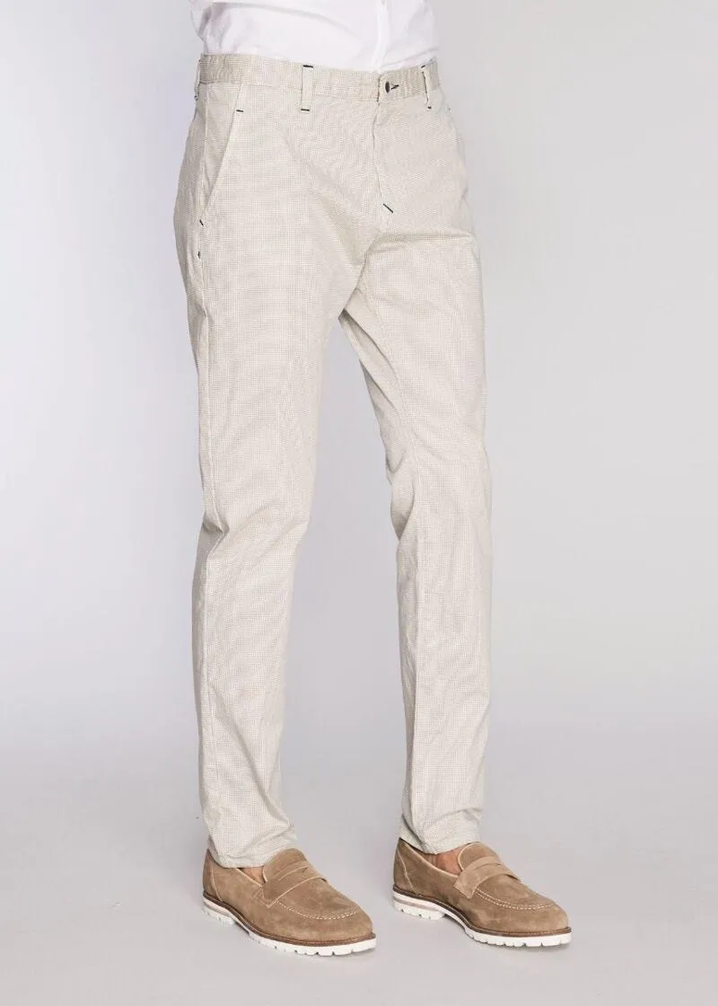 Pantaloni chino in cotone stretch