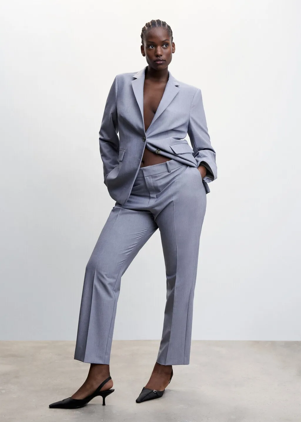 Pantaloni diritti completo