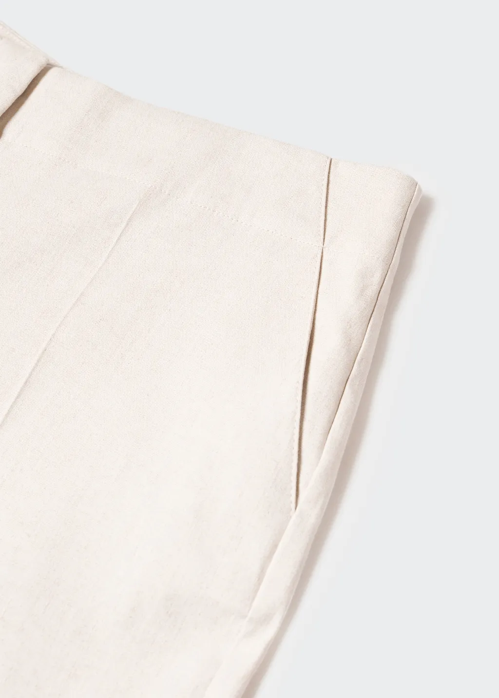 Pantaloni diritti lino