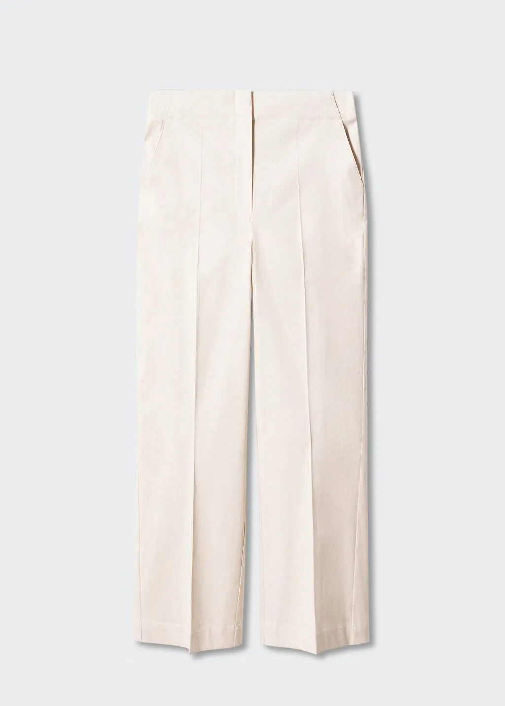Pantaloni diritti lino