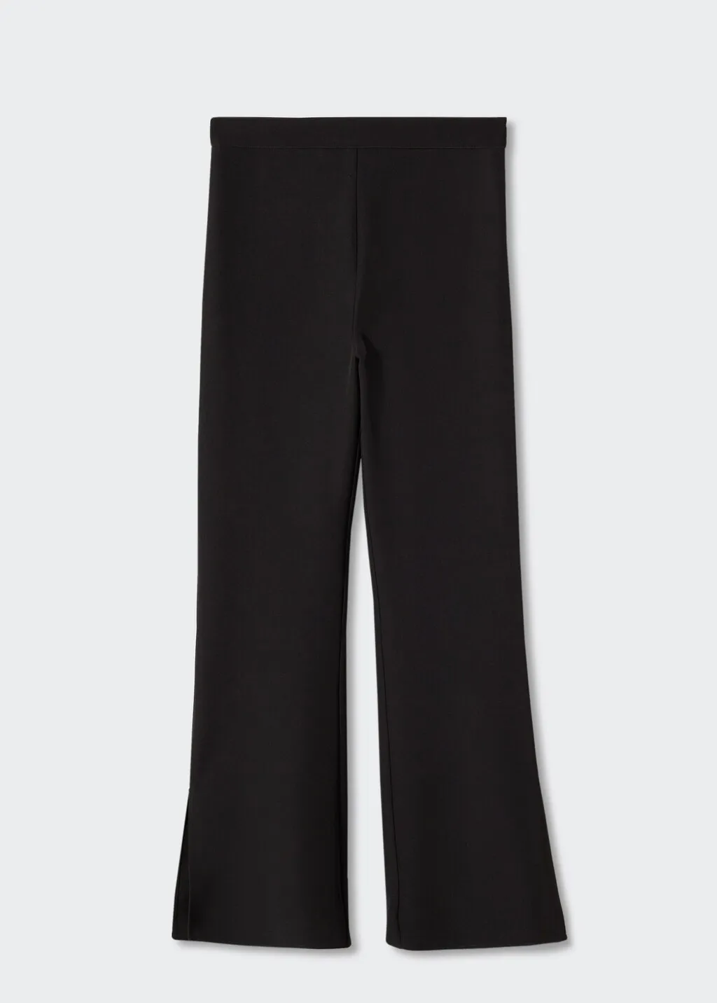 Pantaloni flare spacchi