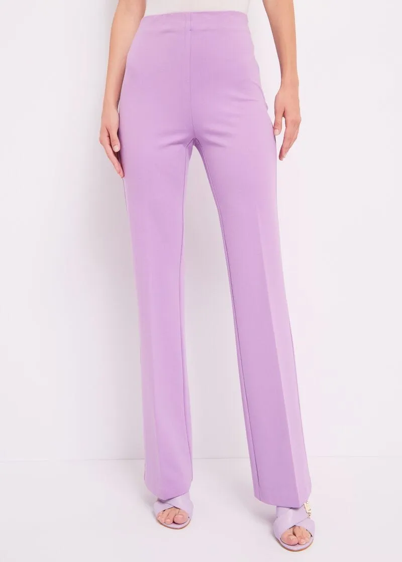 Pantaloni flare stretch