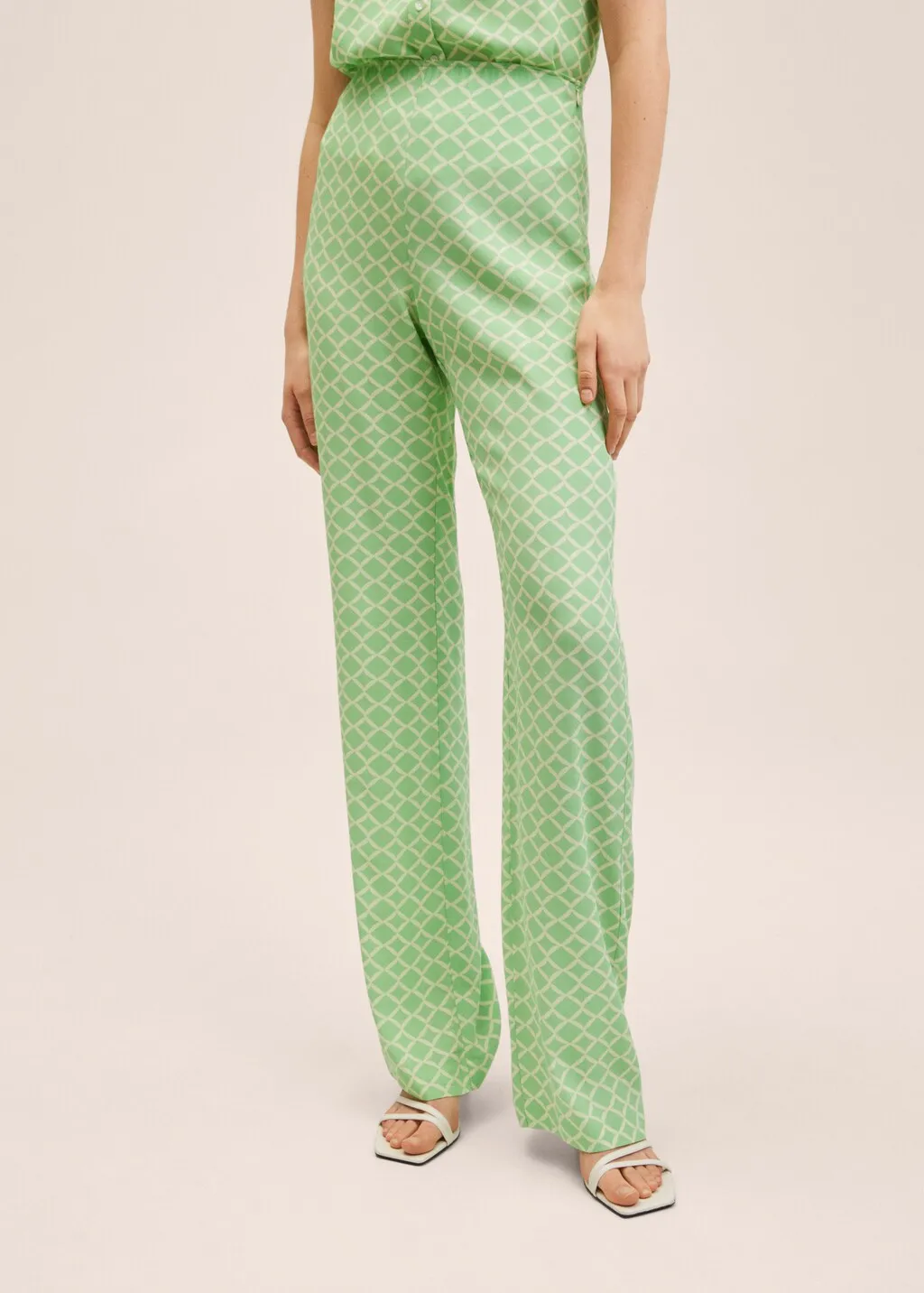 Pantaloni fluidi stampati