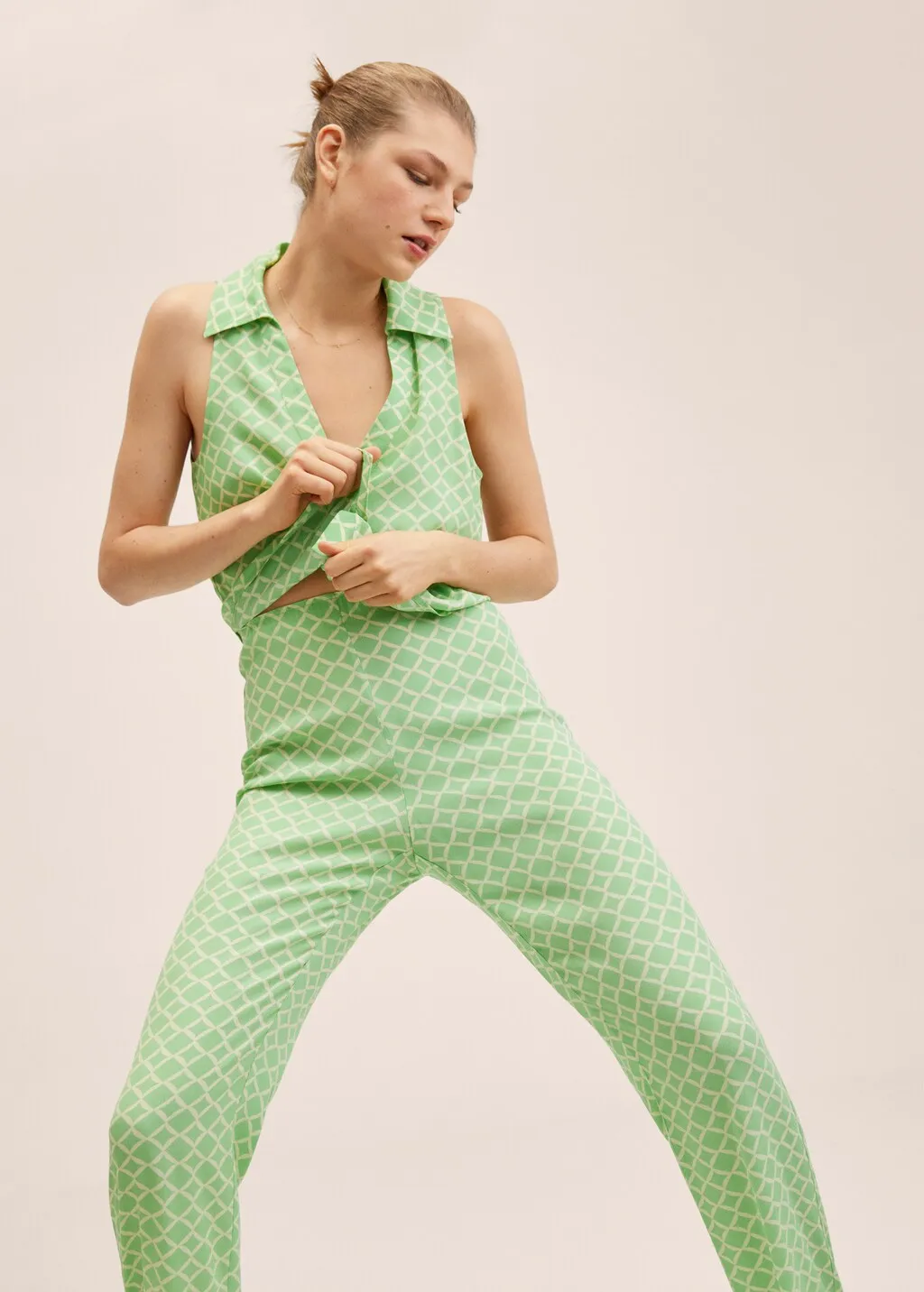 Pantaloni fluidi stampati