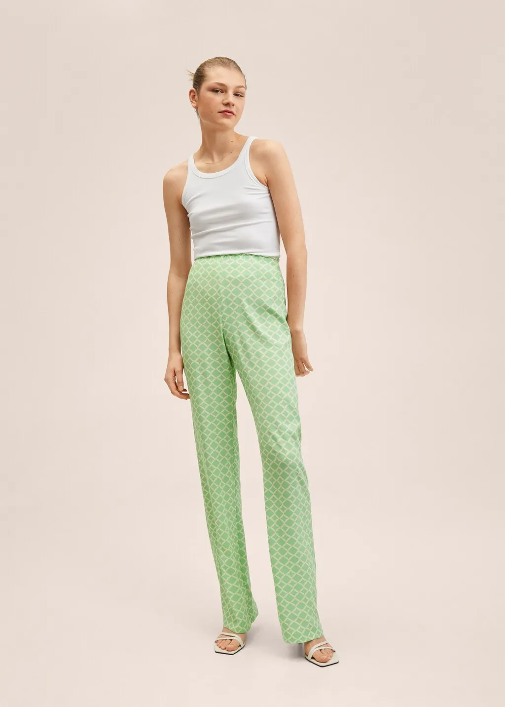 Pantaloni fluidi stampati