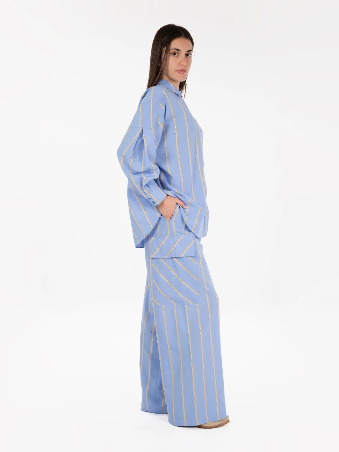 Pantaloni Gracia barcelonazul