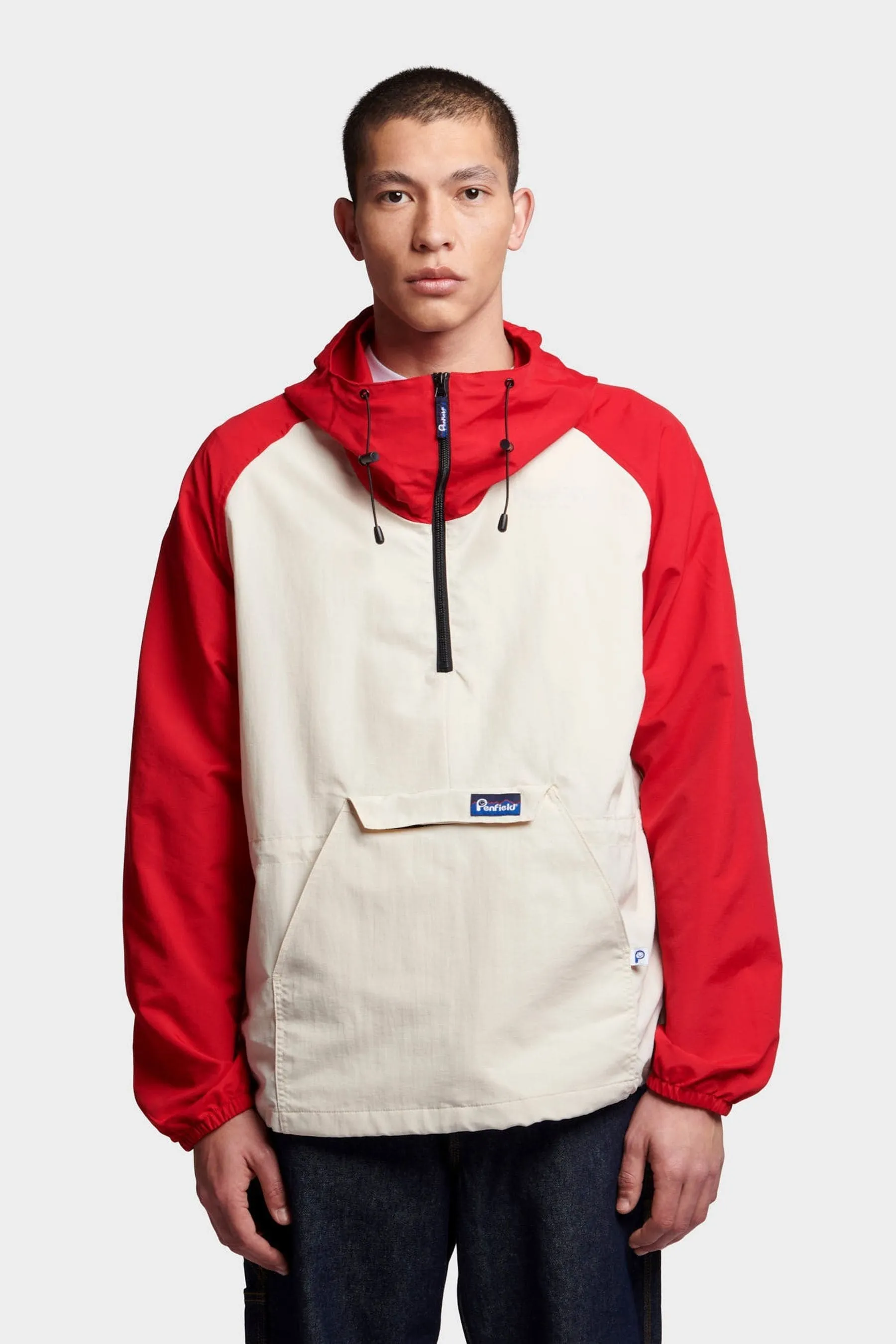 Penfield Uomo Rosso - Giacca impermeabile e antivento