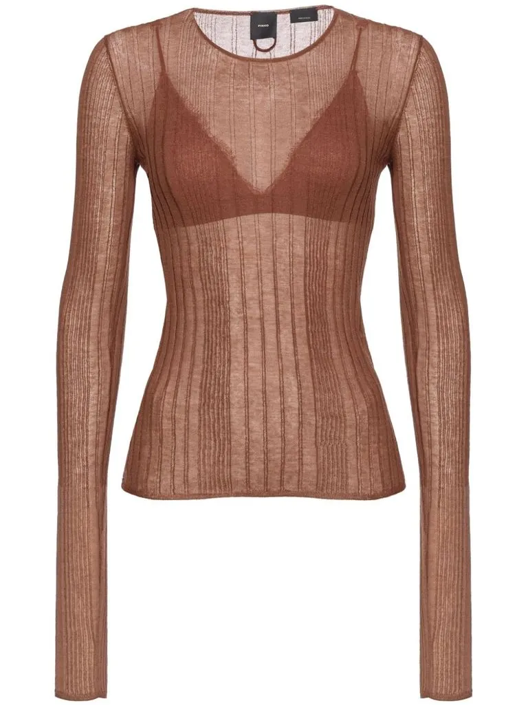 pinko Top semitrasparente