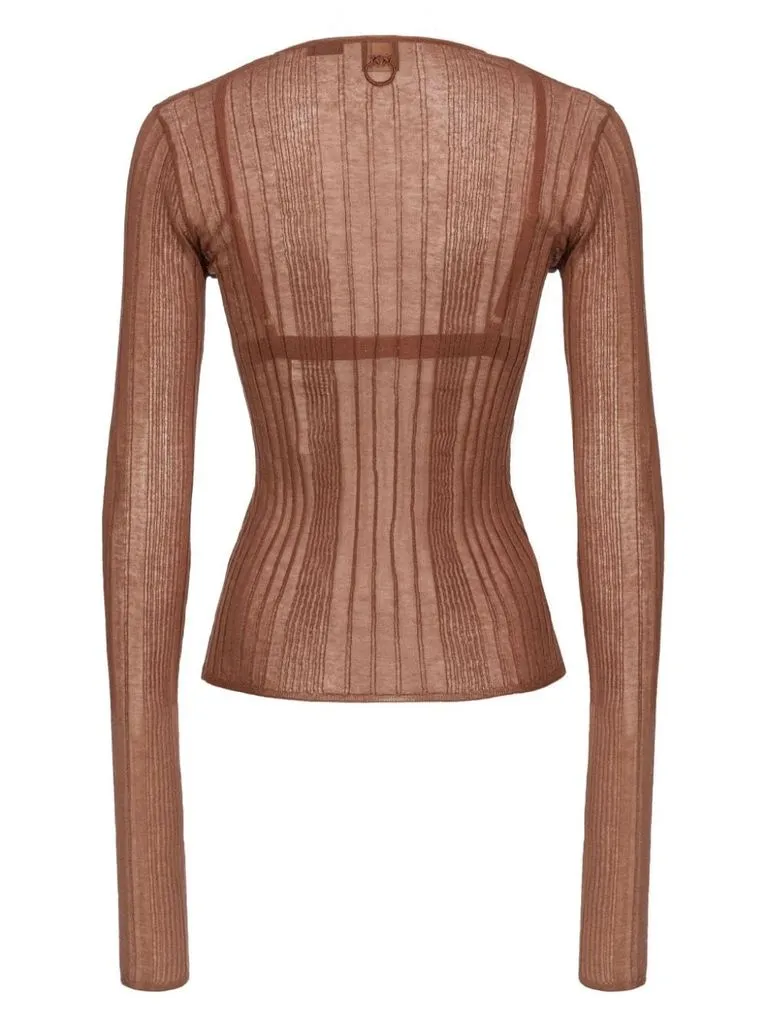 pinko Top semitrasparente