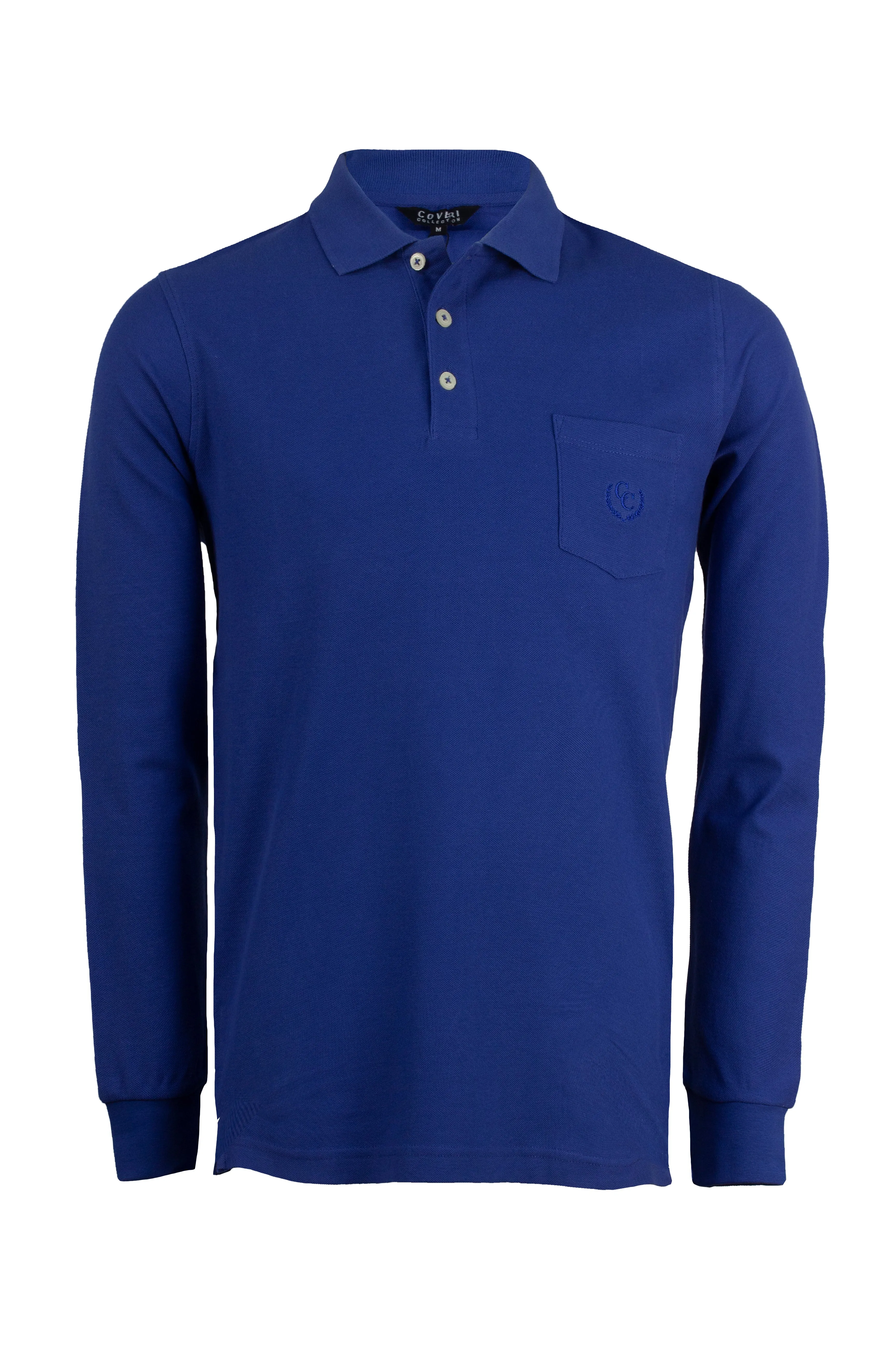 Polo manica lunga in tinta unita Coveri Collection