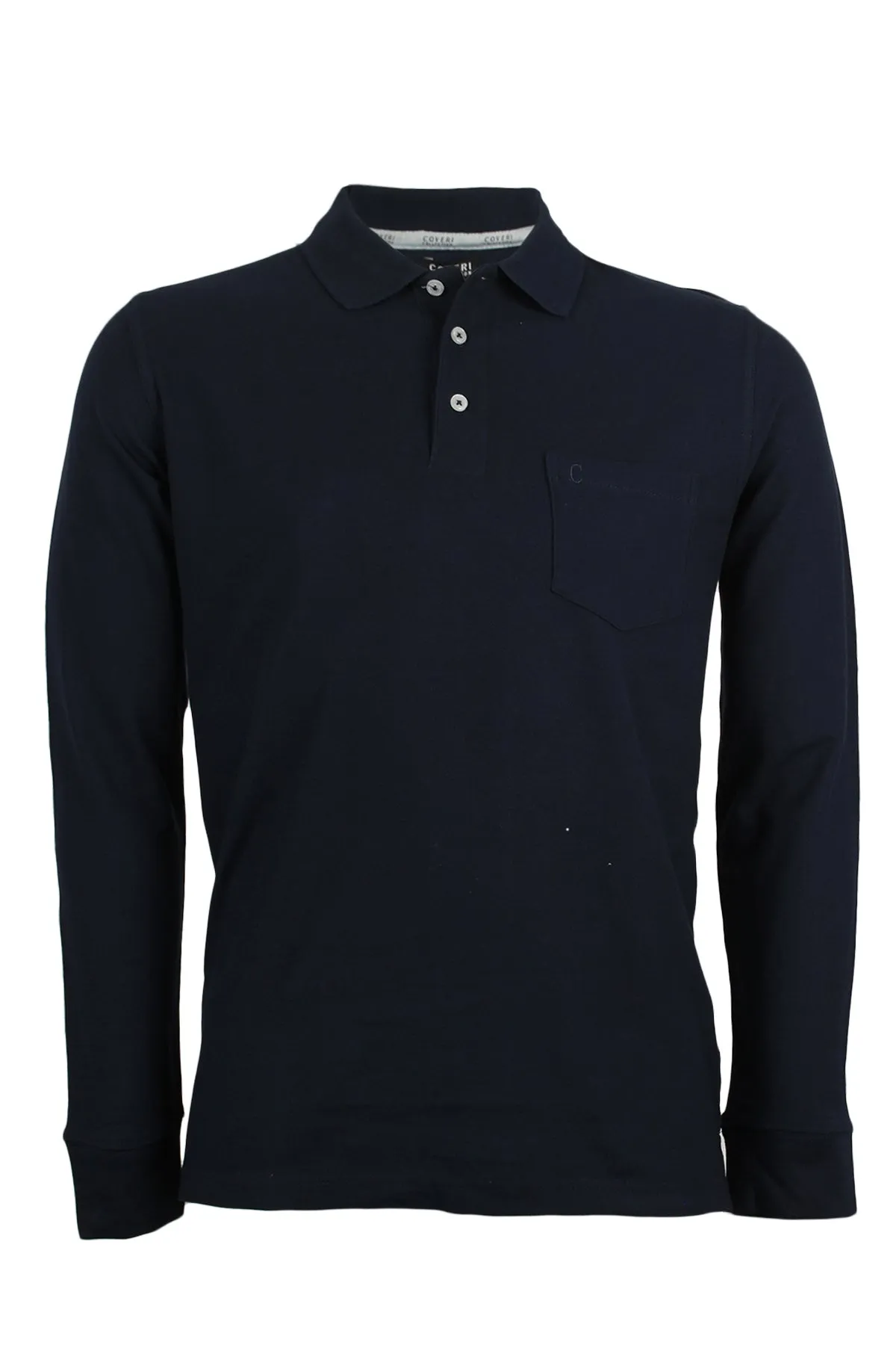 Polo manica lunga in tinta unita Coveri Collection