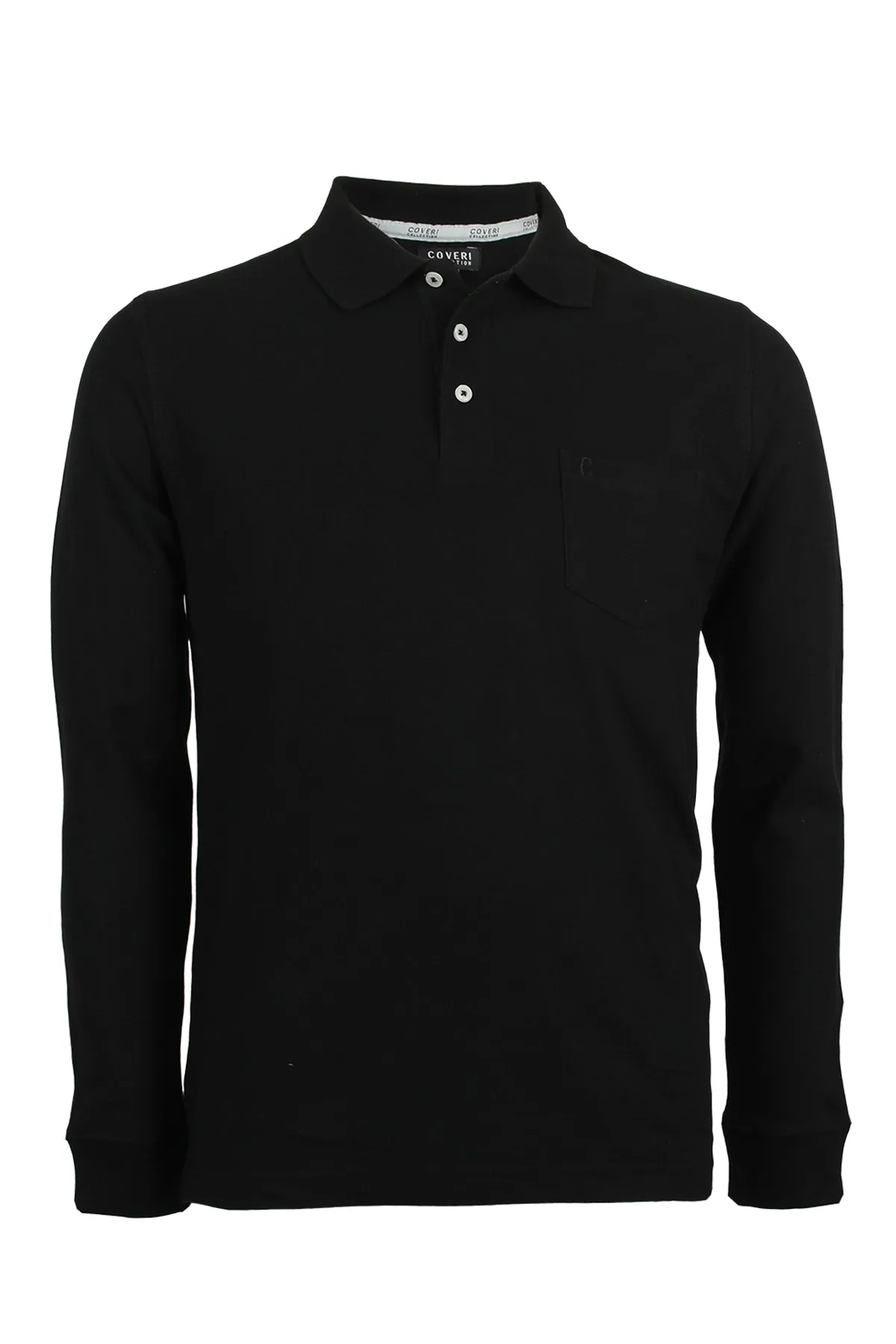 Polo manica lunga in tinta unita Coveri Collection