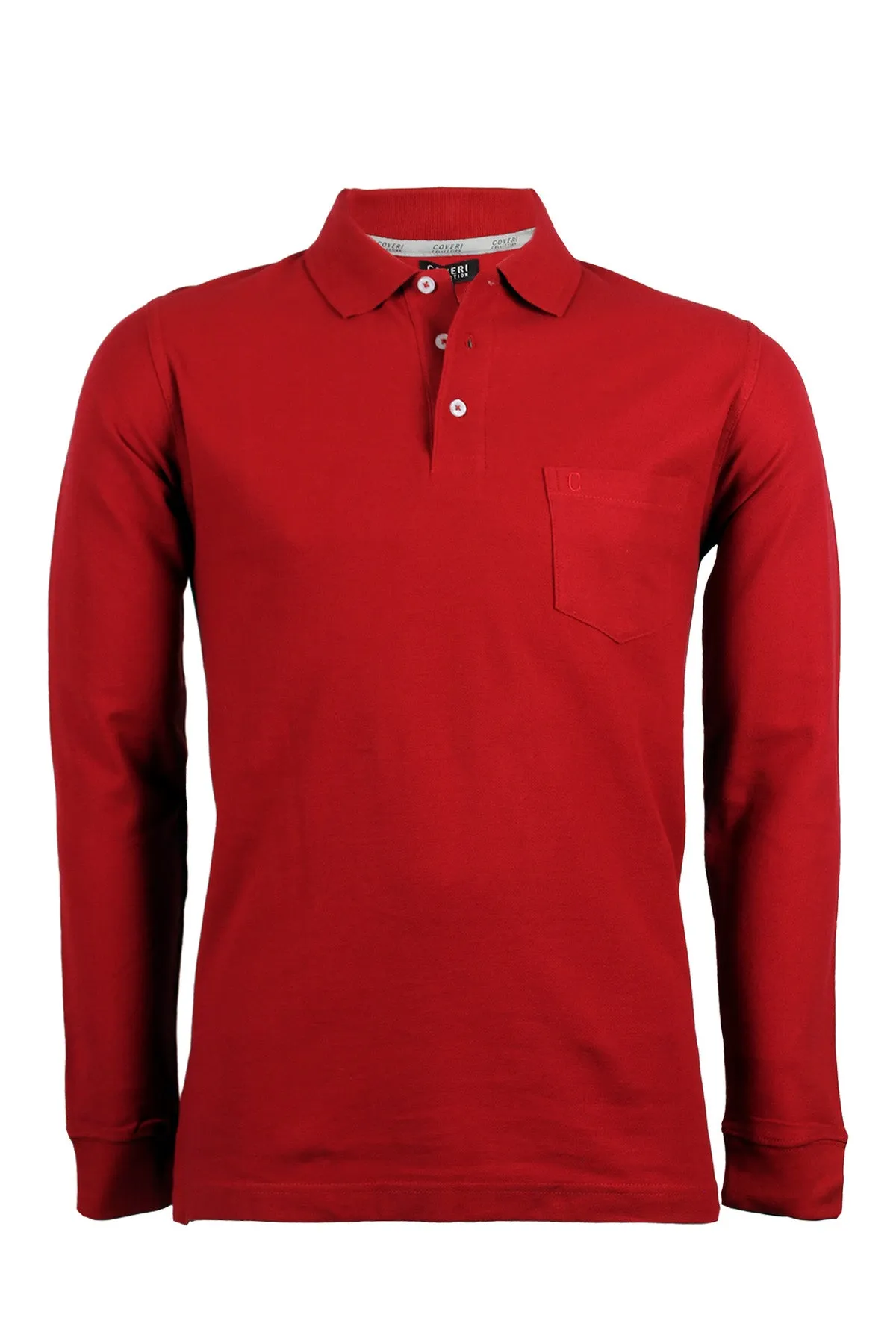 Polo manica lunga in tinta unita Coveri Collection