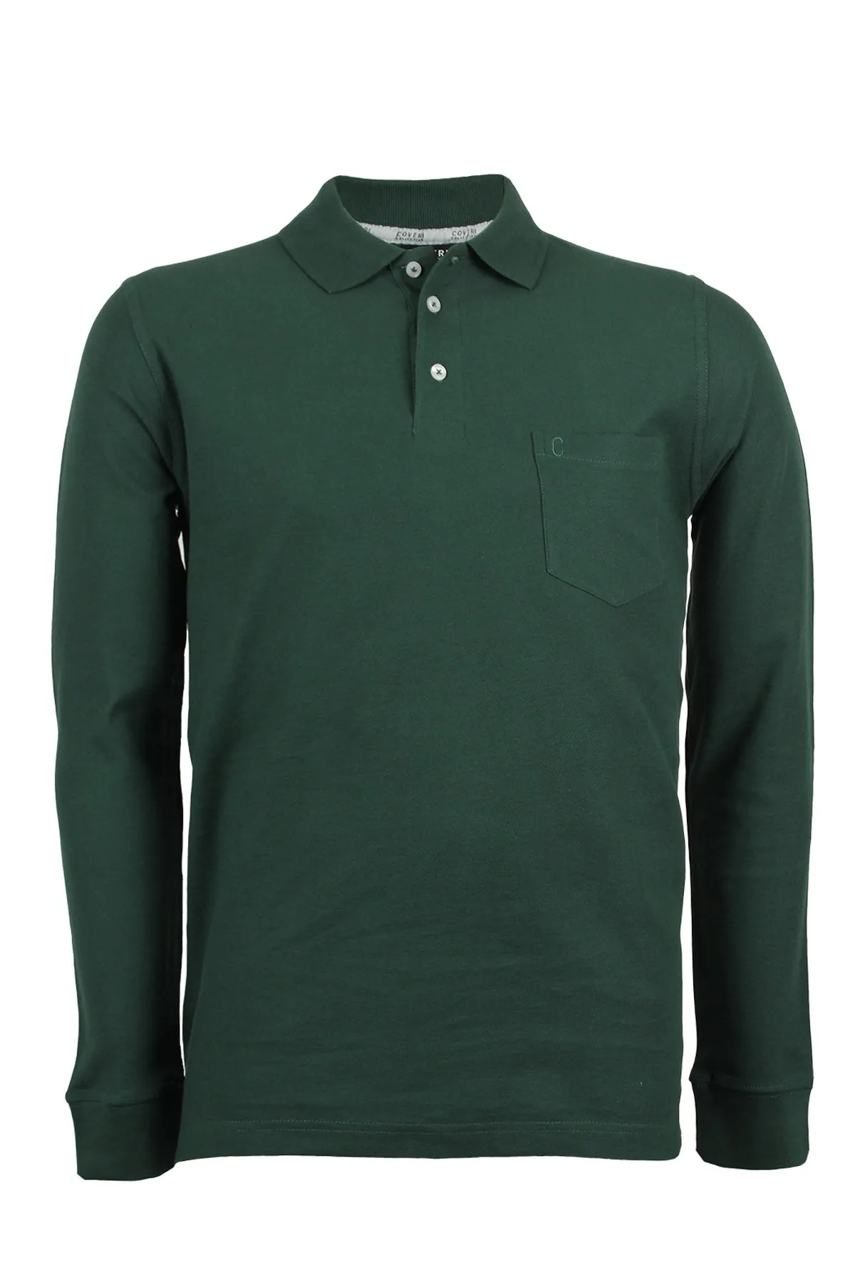 Polo manica lunga in tinta unita Coveri Collection